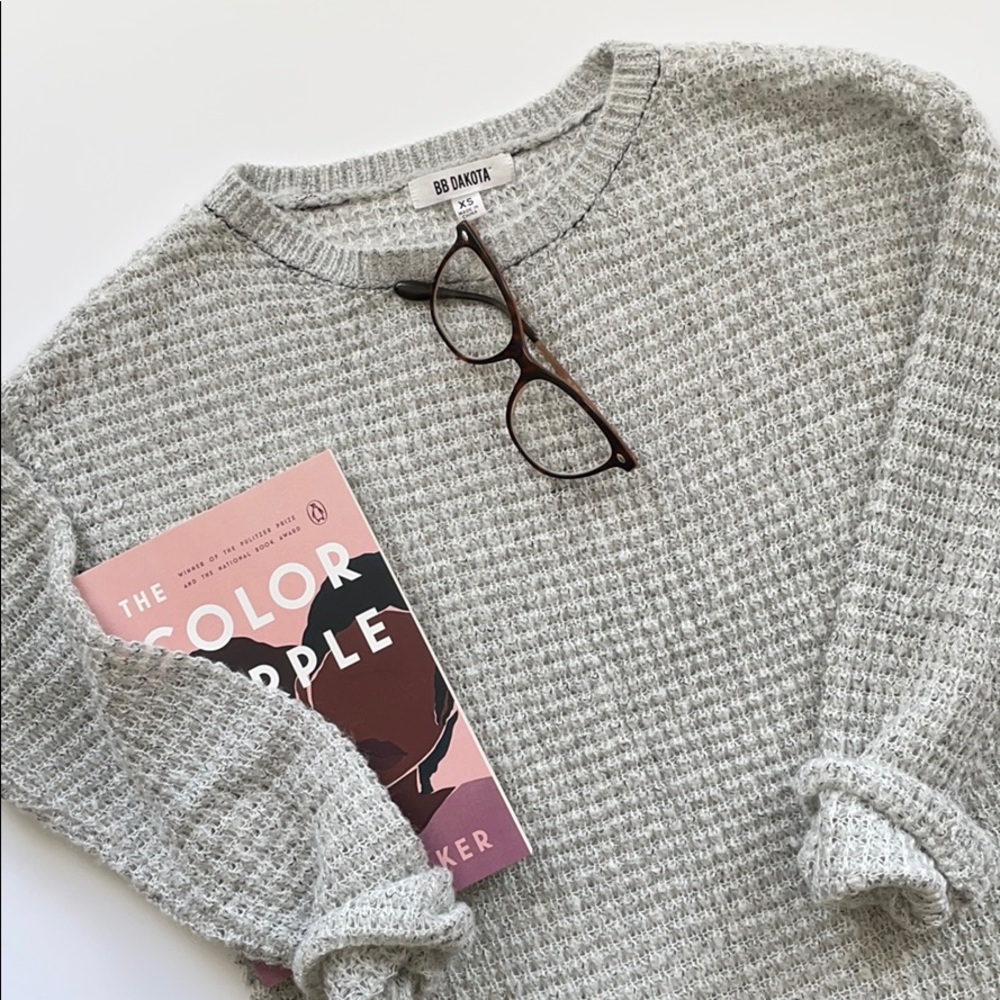 EUC Grey BB DAKOTA Sweater. Size XS